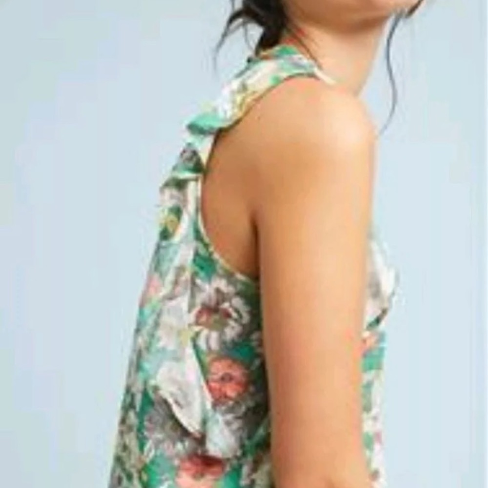 Anthropologie Gramercy Ruffled Top  sold out!